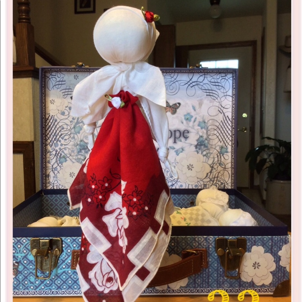 Vintage Handkerchief Church Doll